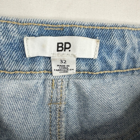 BP Nordstrom Women's Jeans Size 32 Light Wash Button Fly Mom High Rise - Picture 6 of 9